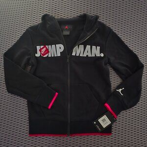 Nike Jump Man Boys SMALL SIZE 8 Jacket with Hood NWT